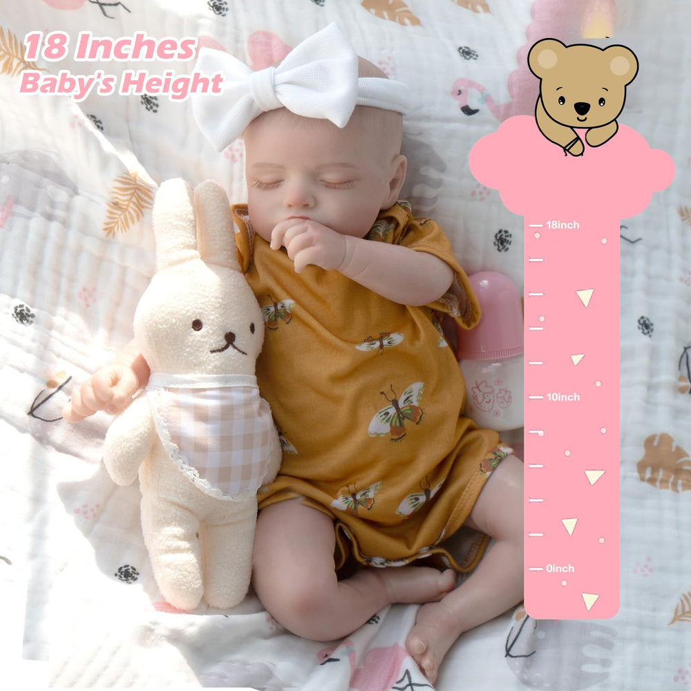 Jirachi sleeping-pose reborn doll yellow outfit ready for storytelling