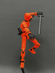 Jirown Dummy13 movable figures demonstrate dynamic poses for collection displays.
