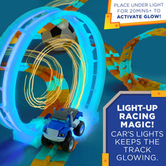 JITTERYGIT Blaze TurboTwist glowing trail adds dynamic visual excitement.