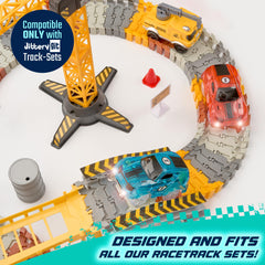 JitteryGit Christmas fun with bendable loops and ramps on track