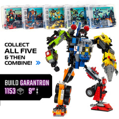 JITTERYGIT Robotryx assembly pieces highlight easy interlocking for quick builds.
