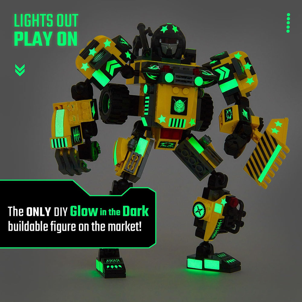 JITTERYGIT Robotryx military soldier figure supports action-packed pretend missions.