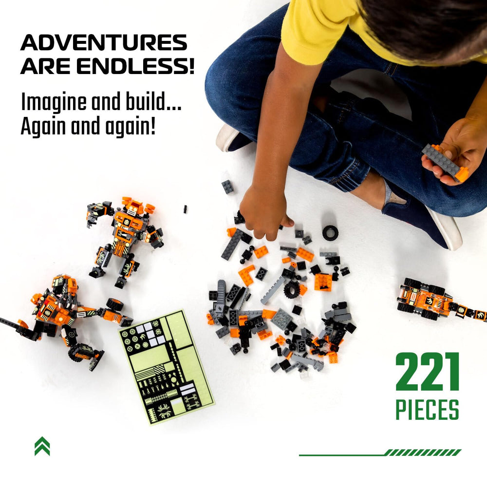 JITTERYGIT storage box keeps all pieces organized for easy cleanup and portable play.