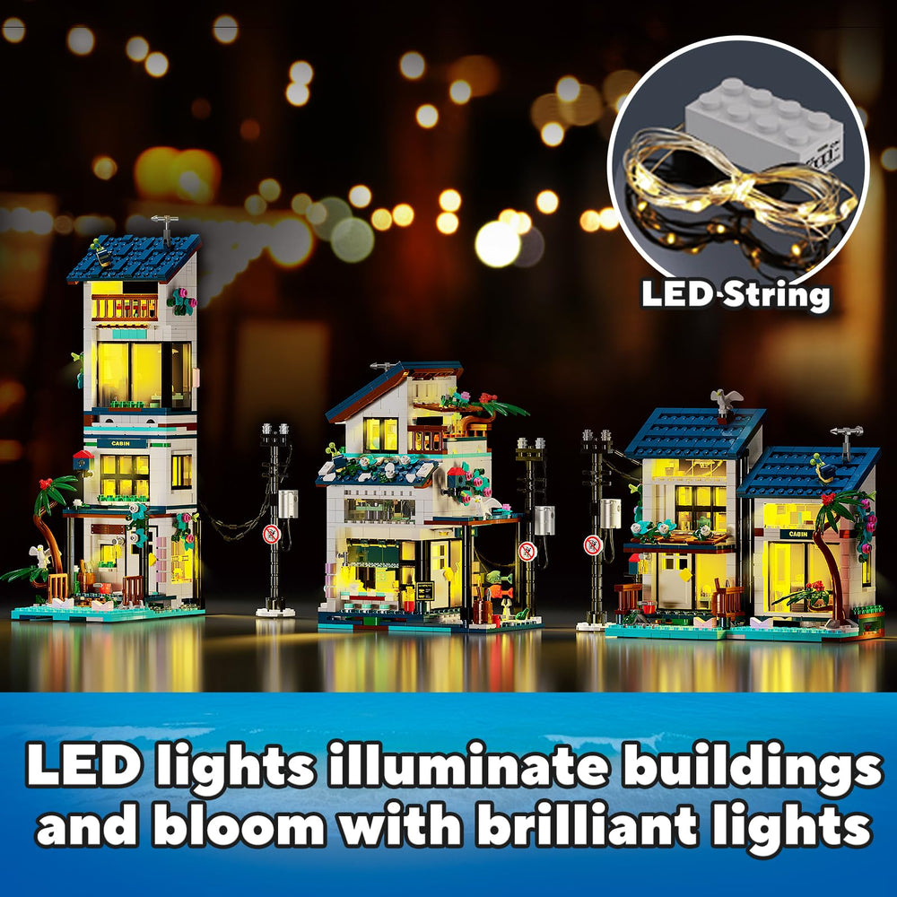 JIUTONG seaside villa with light enhances ambiance during play