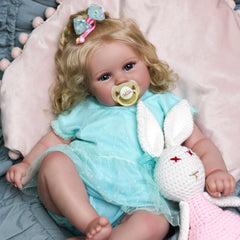 JIZHI lifelike reborn doll face with realistic skin and hand painted details for immersive play