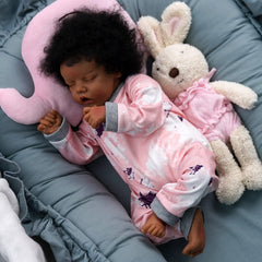 JIZHI reborn doll with hand-painted hair and nails for authentic charm.
