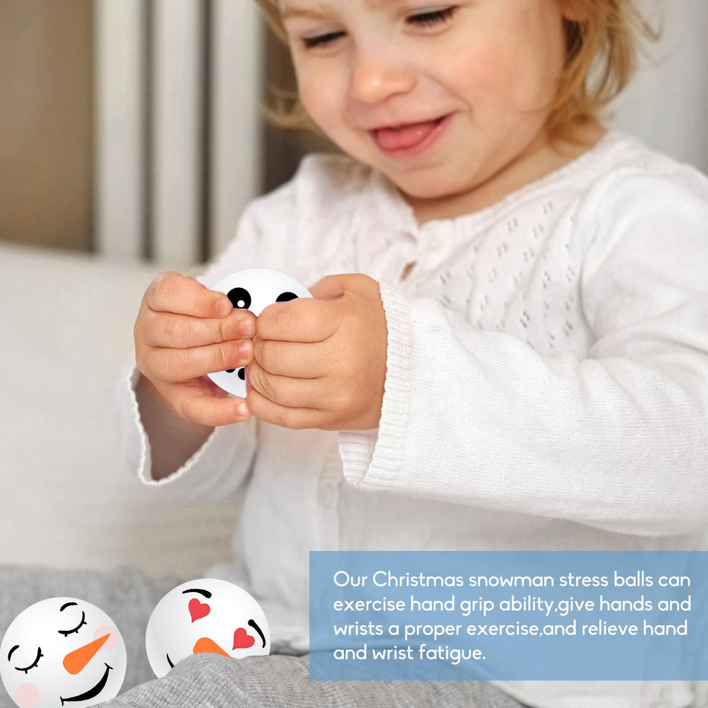 Jizvxe foam snowball with soft surface, ideal for hand exercise and relaxation.