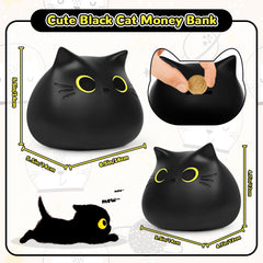 JIZWPOOM kids gift cat money box, playful savings helper.