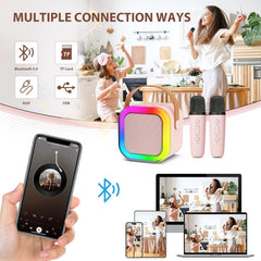JJYEITUO wireless two mics ideal for duets and group sing-alongs