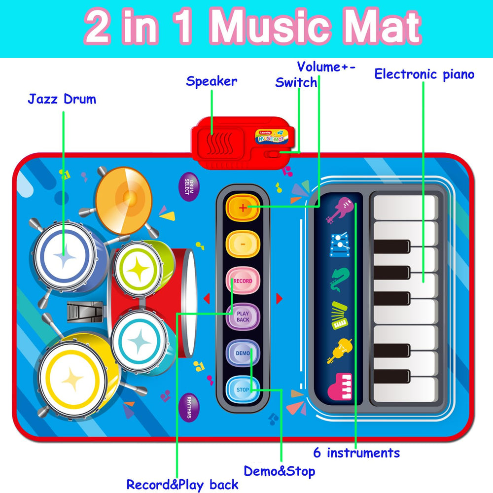 JKGIFTS nonwoven fabric surface keeps feet comfy and wipes clean