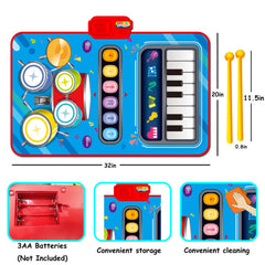 JKGIFTS two-player mat invites parent-child interaction during play