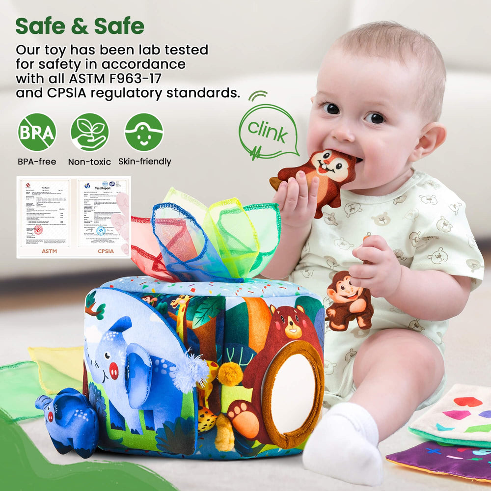 JKHEPL baby learning toy box fosters early cognitive exploration.
