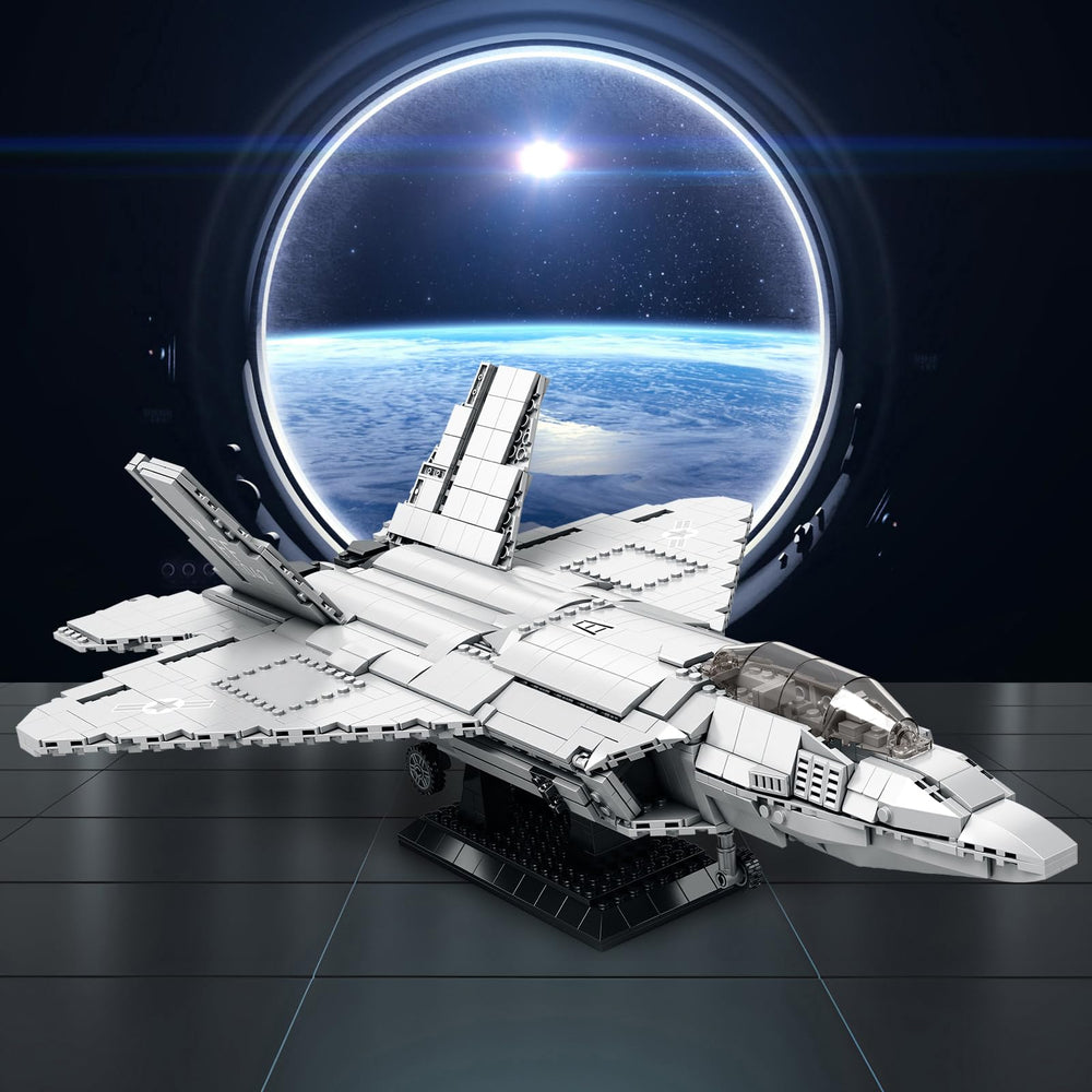 JMBricklayer F-22 Raptor wing design emphasizes sleek lines for a striking display.