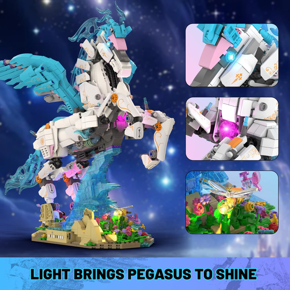 JMBricklayer Pegasus night glow creates a cool cyberpunk atmosphere