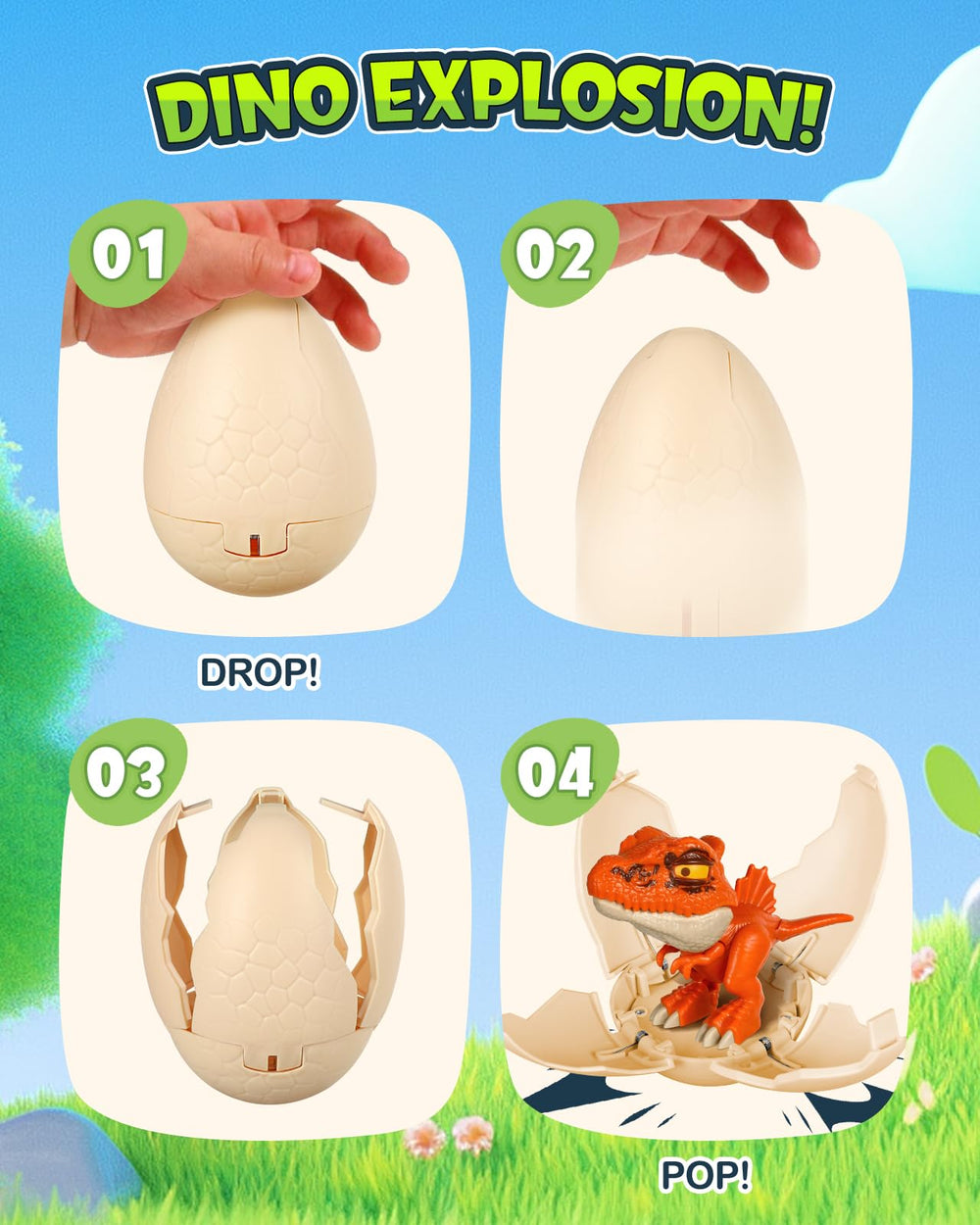 JMHACHY dinos with lifelike detail for display or collection