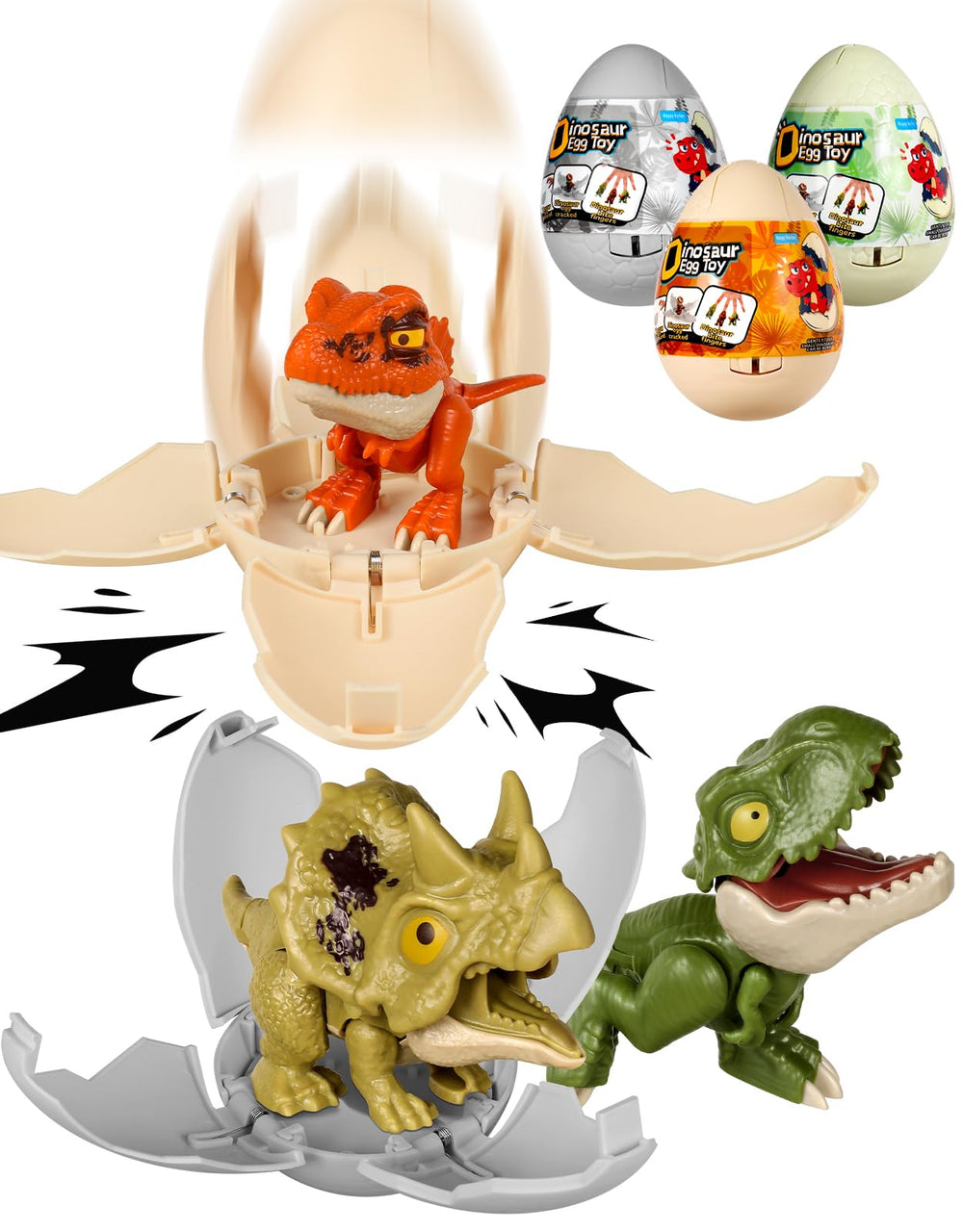 JMHACHY dinosaur egg pop open for imaginative play