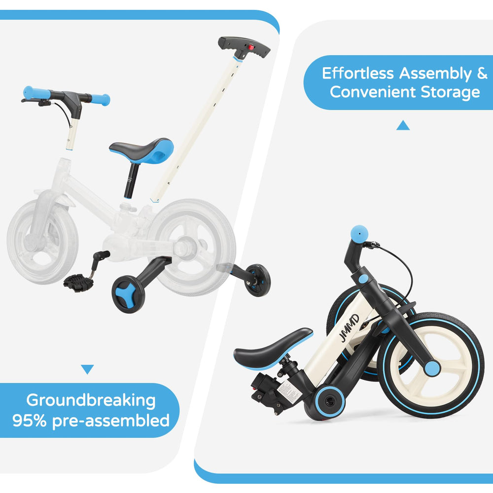 JMMD 6-in-1 bike hand brake enables controlled stops.
