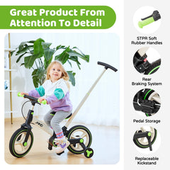 JMMD 6-in-1 toddler bike easy assembly for quick setup