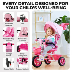 JMMD pedal mode in lifestyle scene demonstrating child independence