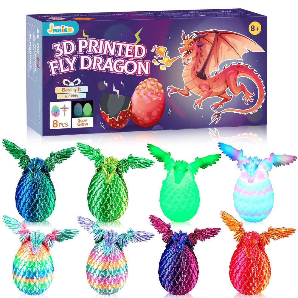 JMMICO dragon eggs inside dragon figure, detailed for display and imaginative play.
