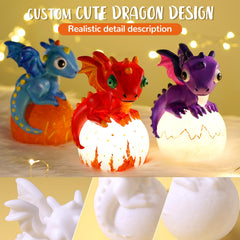 JMMICO Paint Your Own Dragon Lamp Kit brushes for precise color work