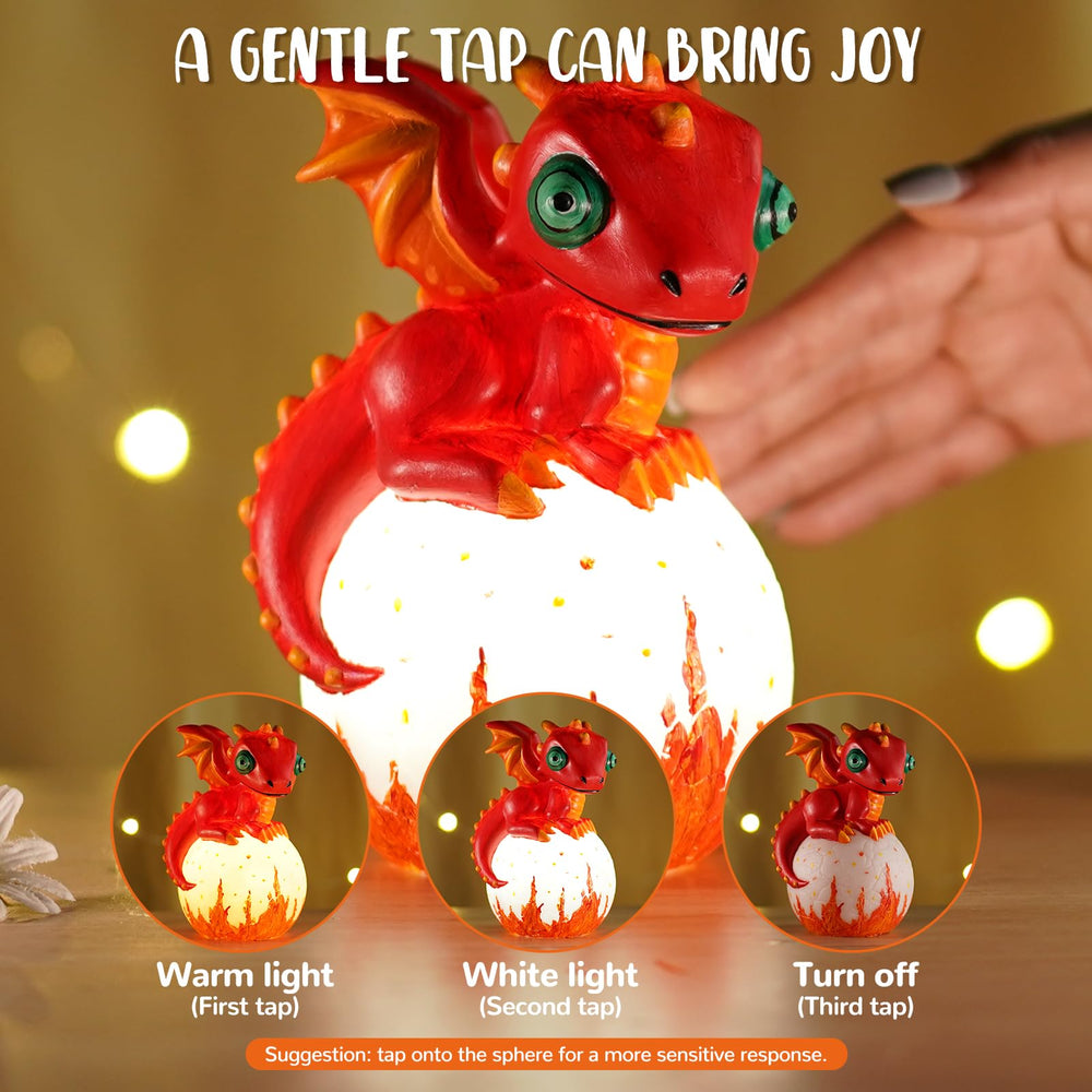 JMMICO Paint Your Own Dragon Lamp Kit 12 paints for color mixing