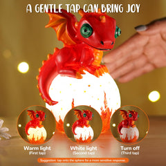 JMMICO Paint Your Own Dragon Lamp Kit 12 paints for color mixing