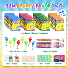 JMMICO stretchy sticky hands provide tactile fun without glue or paint.