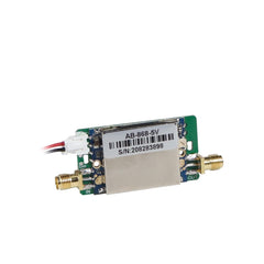 JMT booster side connectors highlight flexible mounting and wiring options.