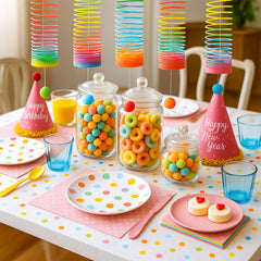 JOHOUSE rainbow spring toy ideal for carnival prizes and playful rewards
