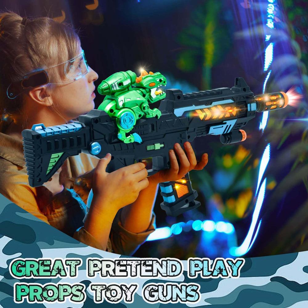 JOCOUNY toy gun in an imaginative play scene supporting active storytelling