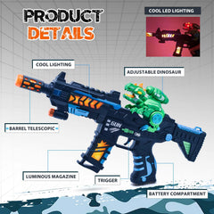 JOCOUNY toy gun with sound effects adds dynamic realism to role-playing