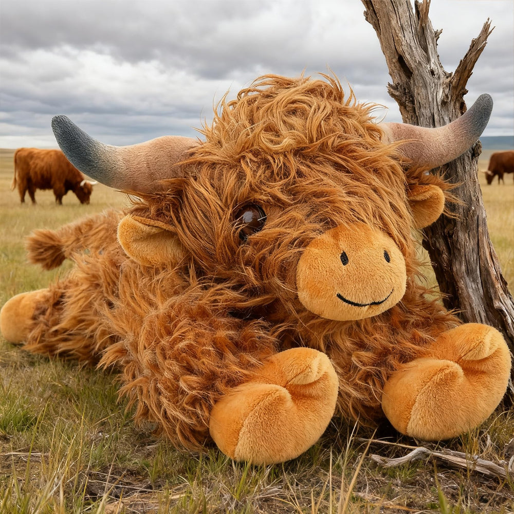 JOD Highland Cow gift-ready plush ideal for birthdays and holidays.