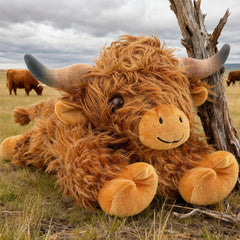 JOD Highland Cow gift-ready plush ideal for birthdays and holidays.