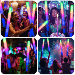 JODOUEEIR battery preinstalled glow stick with easy replacement.
