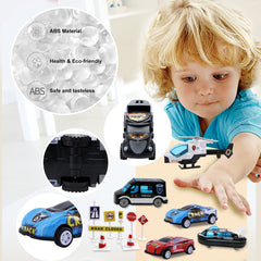 JODUDLR police and race cars for imaginative storytelling and play.