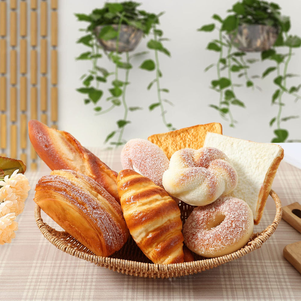 Joeabor artificial bread hotel display: maintenance-free decor for lobbies and dining rooms.
