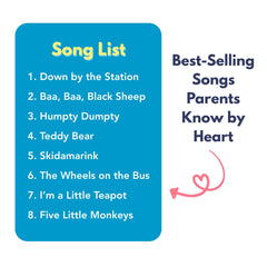 Joey Books easy to press buttons designed for little hands for independent play