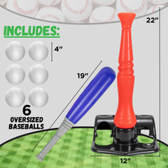 JOEY'Z oversized balls simplify contact and build hand-eye coordination