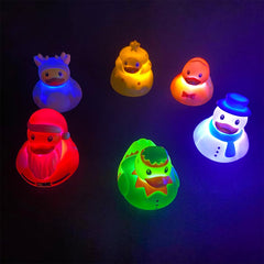 JoFAN festive style duck bath toy glows during bathtime
