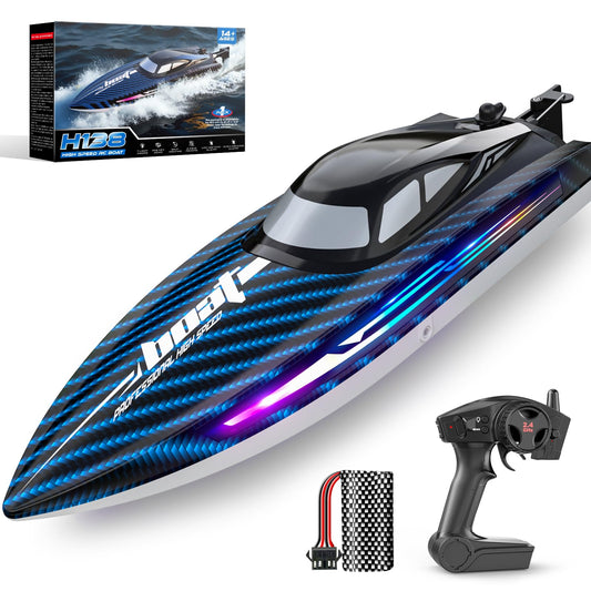 Jogpun 30kmh RC boat front view showcases performance for lake play