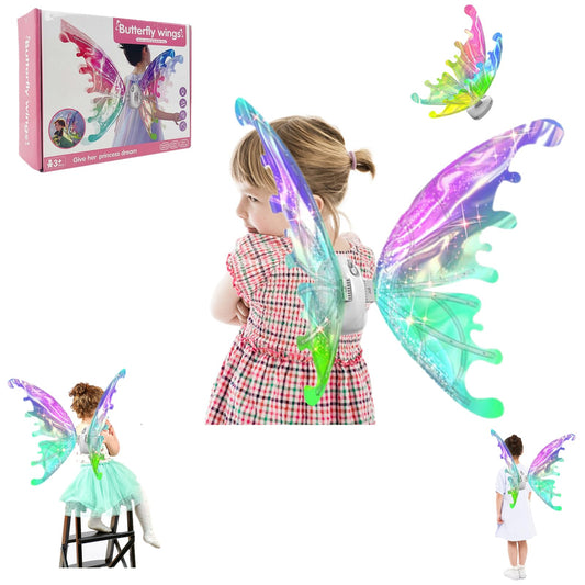 Johehe fairy wings with LED glow add magical sparkle to costumes