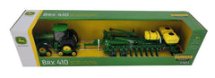 John Deere 8RX 410 toy folds for compact road transport