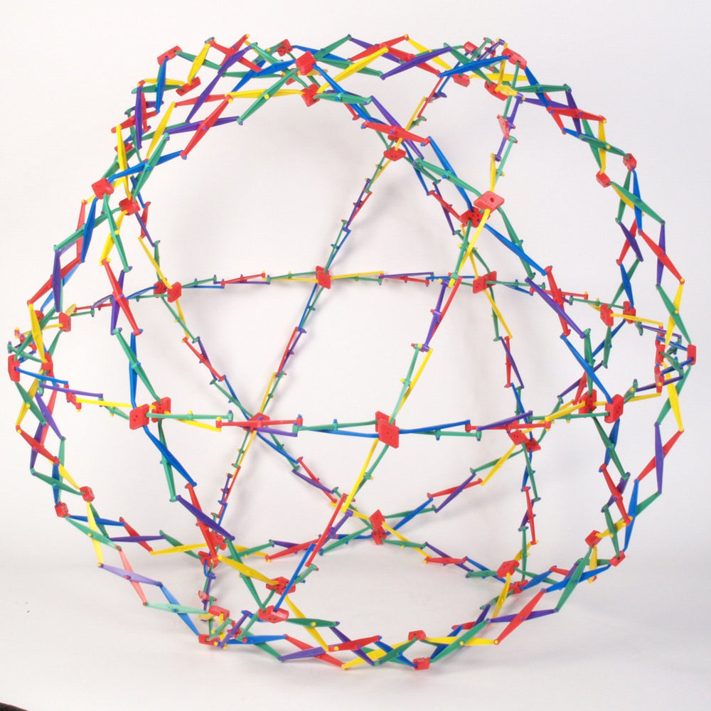 John N. Hansen Hoberman Sphere pulley setup enables controlled expansion and dynamic visuals.