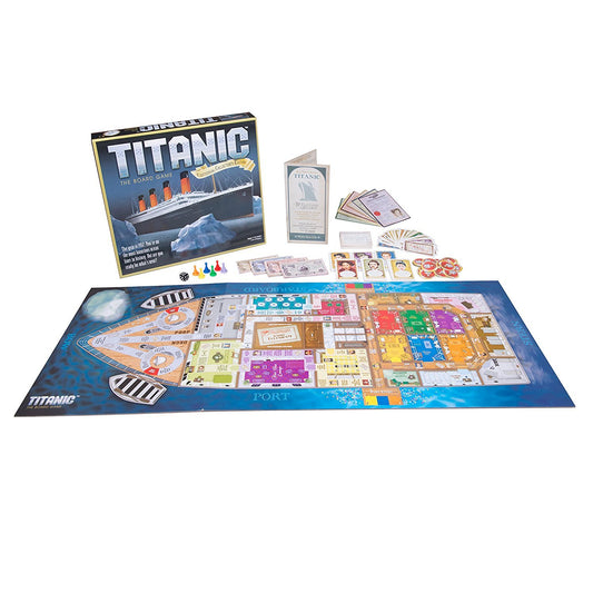 John N. Hansen Titanic board game play area offers immersive setup for social fun