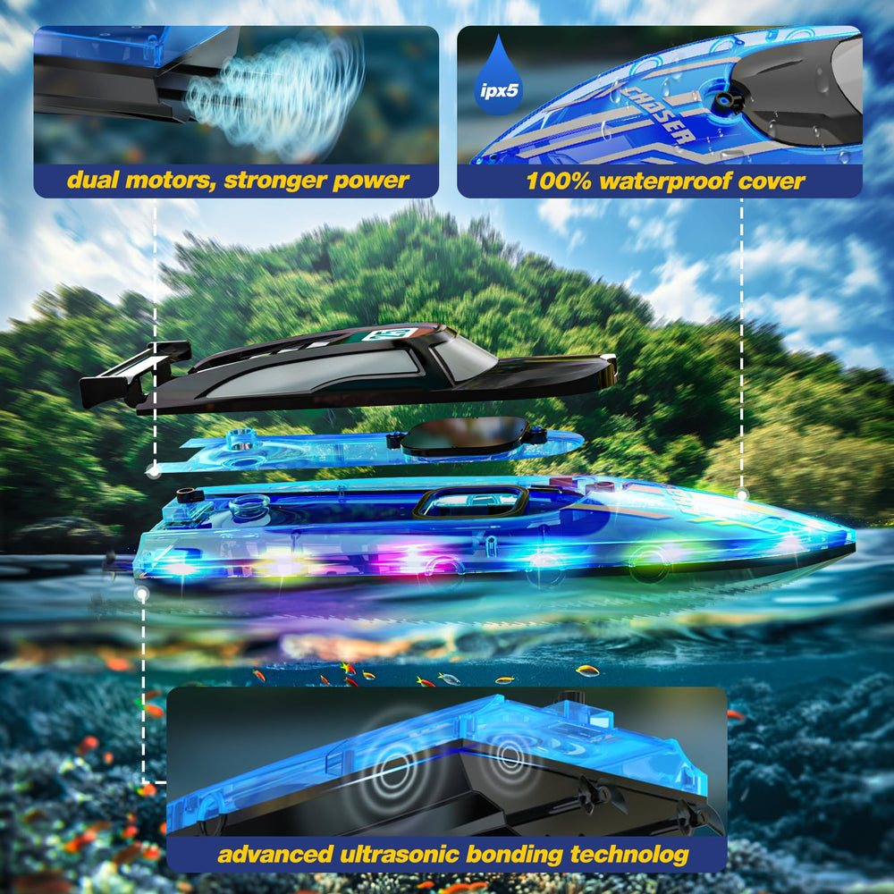 JOI MEW crystal-clear boat cover for enhanced style and visibility.