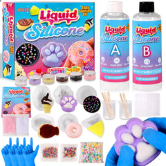 Joicee Taba squishy kit cat paw mold for soft, customizable toys.