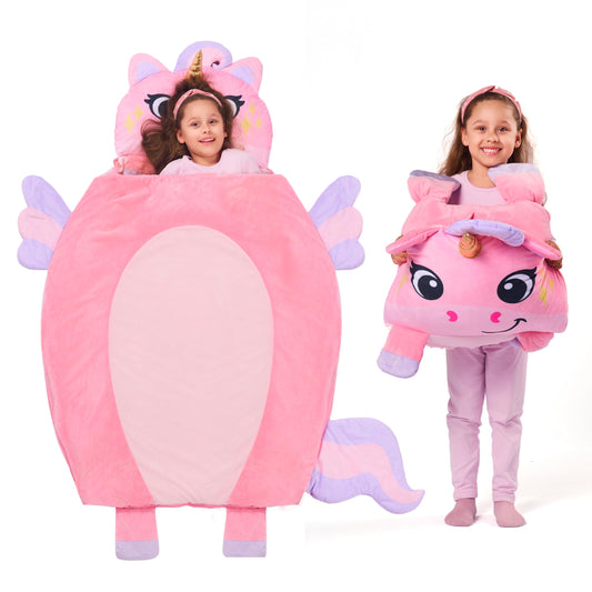 Joiedomi unicorn design nap mat for kids offers cozy naps during daycare.