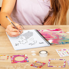 JOiFULi DIY Journal Set tassel and charms add texture and a playful, personal flair