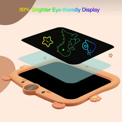 Joigivit Capybara LCD tablet used on plane for quiet play